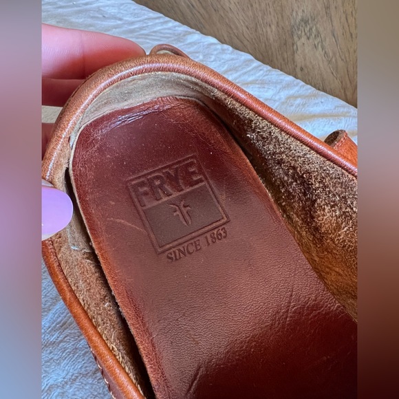 FRYE Sullivan Driver loafers brown color size 12 - Picture 10 of 15